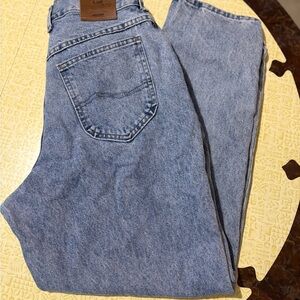 Vintage Lee Blue Straight Leg Jeans Classic Style